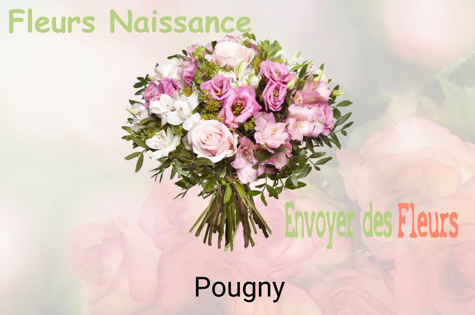 Bouquet de fleurs de naissance livré à Pougny